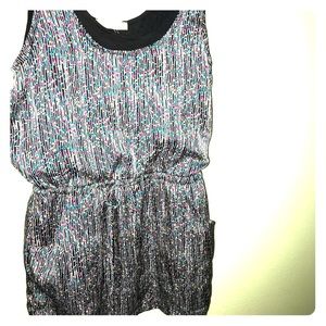 NEW- Colorful Silky Romper